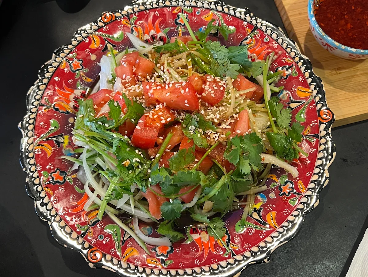 uyghur salad 老虎菜, Urumchi Uyghur Cuisine